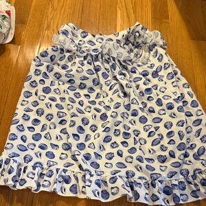 Rachel Riley Blue and White Seashell  dress